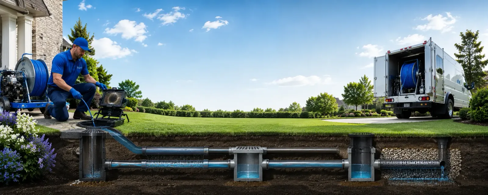 Outdoor drain cleaning information for Edroy, TX